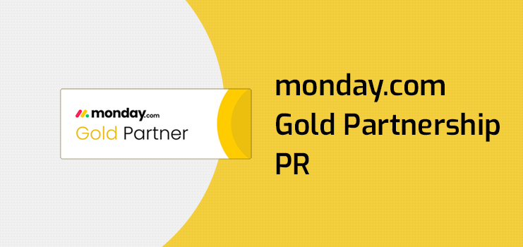 monday com Gold Partnership PR
